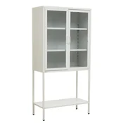 Bela jeklena vitrina 75x150x35 cm Acier – Premier Housewares