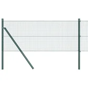 Vidaxl Sistem za pritrditev varjene žične ograje 100 x 0,8 m (Š x V)