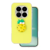 Tutti Frutti 2v1 silikonski ovitek za Xiaomi Redmi Note 15 - rumen