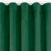 Curtain VILA color bottle green style classic transparent wave tape 7 cm velvet 135x175 HOMEDE
