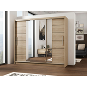 Garderoba Honolulu 119 Sonoma hrast, 215x250x61cm, Porte guardarobaVrata garderobe: Klizna vrata