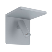 Eglo 67564 - LED Stenska svetilka s polico CIGLIE LED/8,1W/230V siva