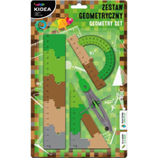 Set pribora za crtanje Kidea Minecraft - 4 dijela