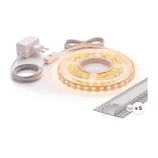 Komplet 1x LED traka MYLIVING LIGHTSTRIP LED/22W/230V 5m + 5x ugradni profil 1 m