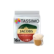 Tassimo Jacobs Caffe Au Lait Classico kapsule, 16 kos
