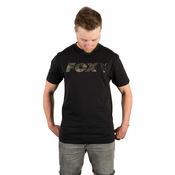 Majica s kratkimi rokavi Fox – črna/kamuflaža Small