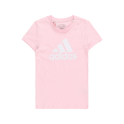 Majica kratkih rukava ružičasto-bijela s velikim logom