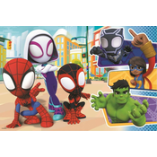 Trefl Puzzle Spiderman: Spidey in njegovi neverjetni prijatelji MAXI 24 kosov