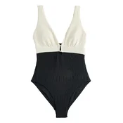 Mint Velvet Enodelne kopalke črna/volneno bela