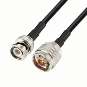 shumee Antenski kabel BNC/težka tkanina/nerjaveče jeklo/težka tkanina LMR240 2 m