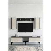 Hanah Home TV komoda Didema 150, antracit / travertin