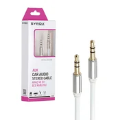 SYROX AUX Kabel | 3.5mm M – 3.5mm M | Metalni Konektori | 1.0 m
