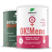 Natures Finest OK!Meno + Detox Belly Burn | hormonsko ravnovesje, razstrupljanje, napihnjenost in dobro počutje jeter