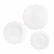 Jedilni servis 18 ks iz porcelana new bone china za 6 oseb Queen – Brandani