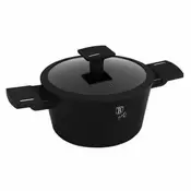 Berlingerhaus Lonec s titanovo prevleko in pokrovom BH-8187 20 cm mat črna kolekcija