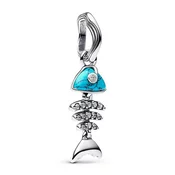 Pandora Srebrni obesek Ribji skelet Moments 793894C01