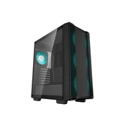 DEEPCOOL računalniško ohišje CC560 V2, ATX, LED, kaljeno steklo, črno