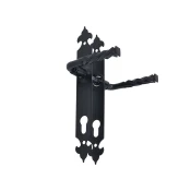 Kljuka ROMANCE za vrata črna 90 mm za vložek Črna 90mm Vložek