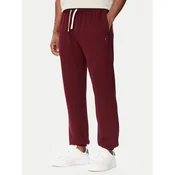 Tommy Hilfiger Spodnji del trenirke Essential MW0MW37231 Bordo rdeča Regular Fit
