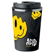 shumee Premium termo skodelica s potiskom Acid Party Smiley Emoticon 350ml KT_099
