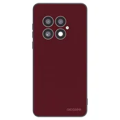 Silikonski črni ovitek za OnePlus 13 5G - Burgundy red