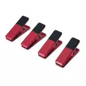 Set of 4 bag clips, plastic, Empire Red - KitchenAid
