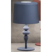 Casa Padrino luxury Art Deco table lamp blue A� 50 x H. 180 cm - Round Art Deco desk lamp with aluminum lampshade - Luxury table lamps - Luxury quality - Made in Italy