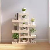 Stalak za biljke 85 x 25 x 109,5 cm od masivne borovine