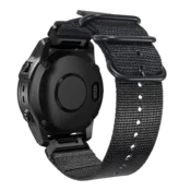 Infostyle Pašček za uro Garmin Fenix 7X/Fenix 6X/Fenix 5X, 26 mm Črna
