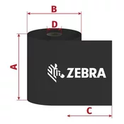 Zebra trak 110mm x 450m, TTR, vosek