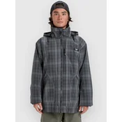 Quiksilver Live Wire Jacket mercury check true black