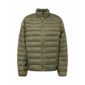 Polo Ralph Lauren Zimska jakna TERRA, zelena / narančasta