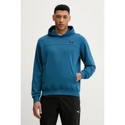 Under Armour RIVAL LW HOODIE, muški pulover, plava 6012335