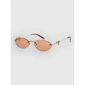 Roxy Laguna Shiny Gold Sunglasses brown