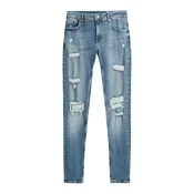 Bershka Kavbojke moder denim