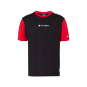 Champion Authentic Athletic Apparel Tehnička sportska majica, svijetlosiva / crvena / crna / bijela