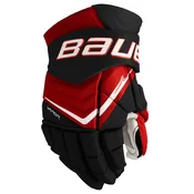Hokejske rokavice Bauer Vapor FLYLITE Black/Red Junior 10 palcev