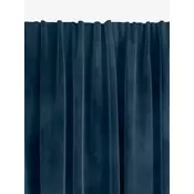 Zavesa 1x140x300 baršun plava