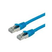 Value S/FTP Patch Cord Cat.6, halogen-free, blue, 10m networking cable