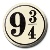 Harry Potter Badge - Platform 9 3/4