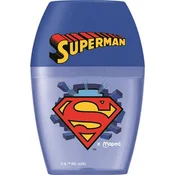 Ostriljka za olovke, jednorucna, s posudom, MAPED Superman Shaker 034034