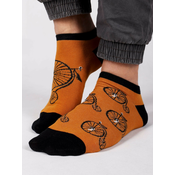 Yoclub Mans Ankle Funny Cotton Socks Patterns Colours