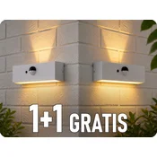 LED solarno zidno svetlo sa senzorom LED/3W/3,7V 3000K/4000K IP65 belo