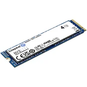 Kingston 2280 M.2 NVMe 4TB SSD, NV3, PCIe Gen 4x4 ( SNV3S/4000G )
