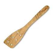 Kuhinjska obračalka 30 cm, z odprtinami, rjava, oljčni les, Lion Sabatier