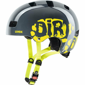 Uvex čelada Kid 3 Dirtbike (2017), siva/zelena, 55 - 58