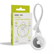 Mobile-origin Airtag Loop Case Holder A1, white