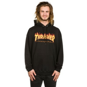 Thrasher Flame pulover black Gr. L