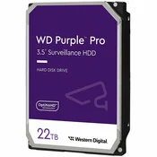 Hard disk WD Purple Pro (3.5, 22TB, SATA3 6Gb/s, 512MB Cache, 7200rpm) WD221PURP