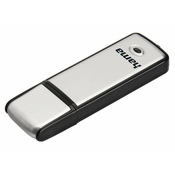 HAMA "Fancy" USB Flash Drive, USB 2.0, 64 GB, 15 MB/s, bijelo/srebrna